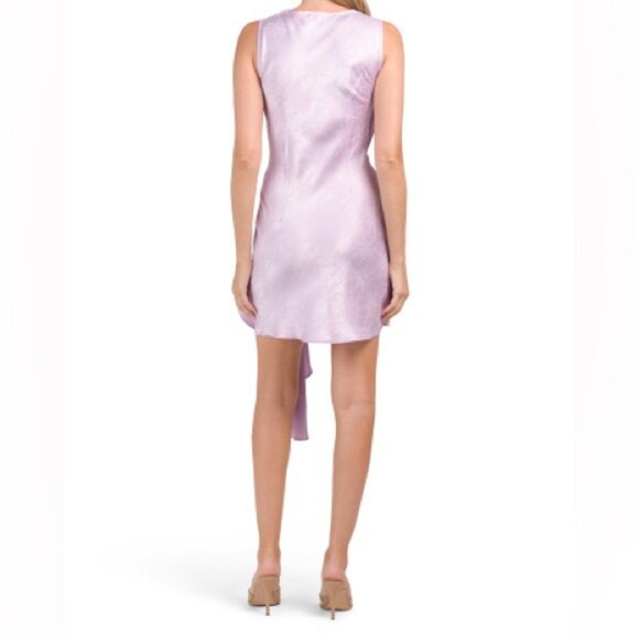 NWT TORN by RONNY KOBO‎ Satin FREYA DRESS ORCHID BLOOM 10-8331SBJ Sz S - Picture 3 of 15